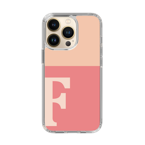 Slim Protection Case［ Original - initial two tone - F pink ］
