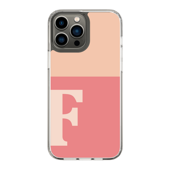 Slim Protection Case［ Original - initial two tone - F pink ］