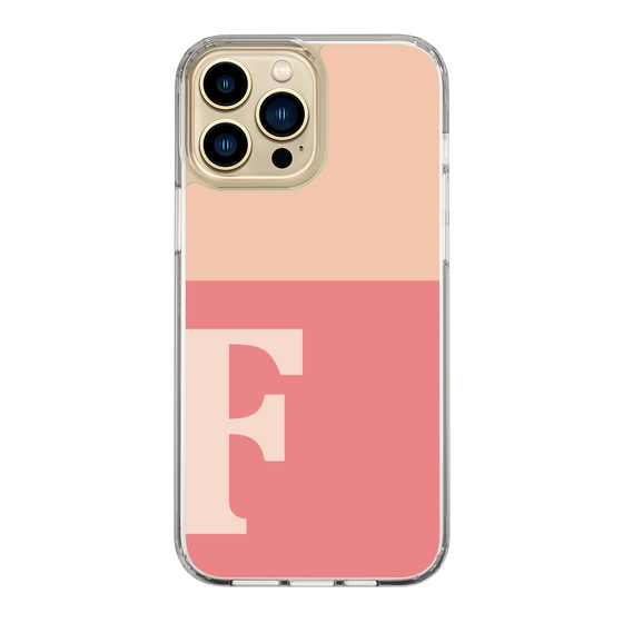 Slim Protection Case［ Original - initial two tone - F pink ］