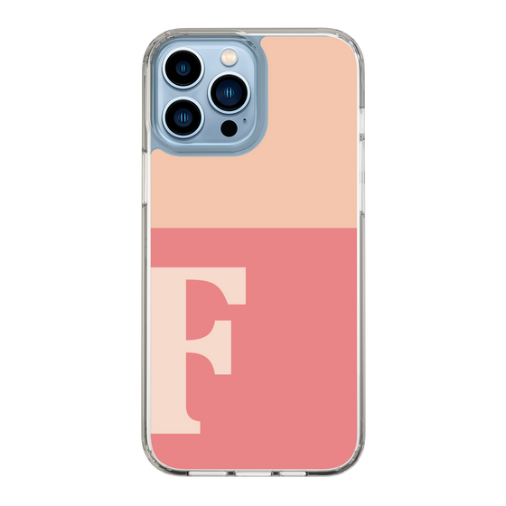 Slim Protection Case［ Original - initial two tone - F pink ］