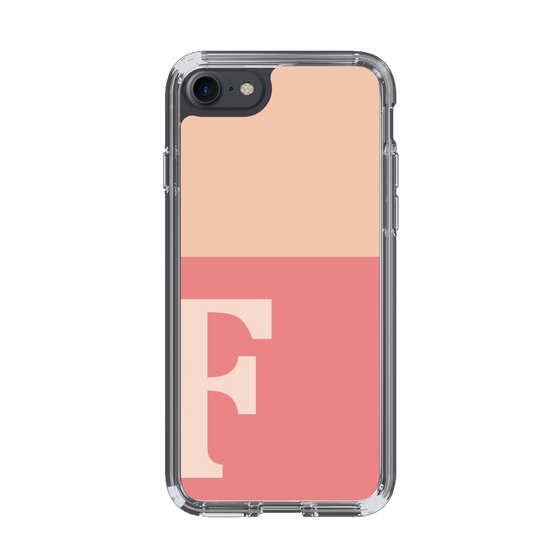 Slim Protection Case［ Original - initial two tone - F pink ］