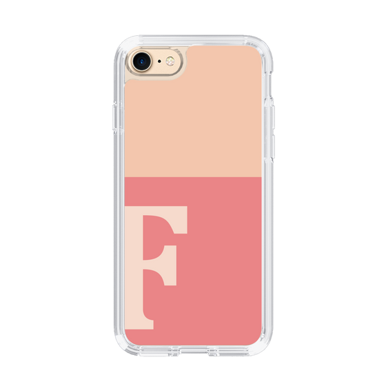 Slim Protection Case［ Original - initial two tone - F pink ］