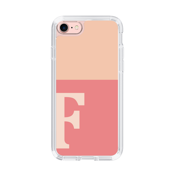 Slim Protection Case［ Original - initial two tone - F pink ］