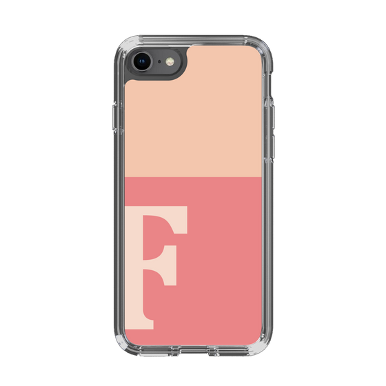 Slim Protection Case［ Original - initial two tone - F pink ］