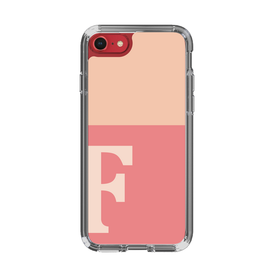 Slim Protection Case［ Original - initial two tone - F pink ］