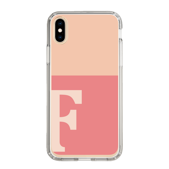Slim Protection Case［ Original - initial two tone - F pink ］