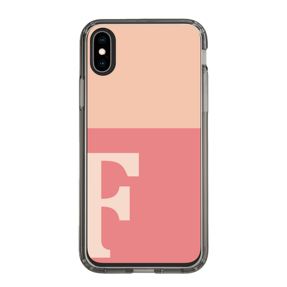 Slim Protection Case［ Original - initial two tone - F pink ］