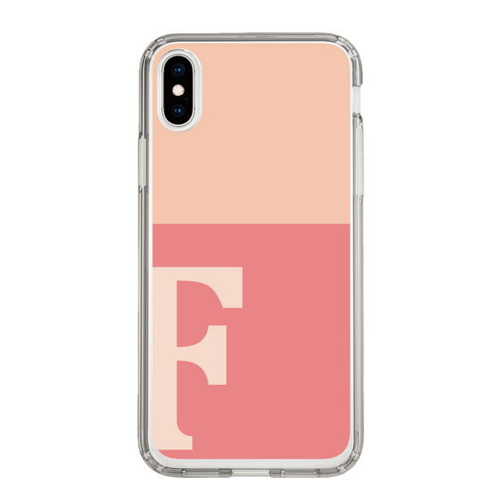 Slim Protection Case［ Original - initial two tone - F pink ］