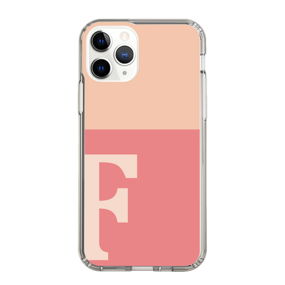 Slim Protection Case［ Original - initial two tone - F pink ］