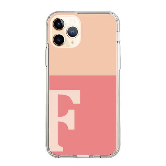 Slim Protection Case［ Original - initial two tone - F pink ］