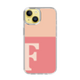 Slim Protection Case［ Original - initial two tone - F pink ］