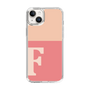 Slim Protection Case［ Original - initial two tone - F pink ］