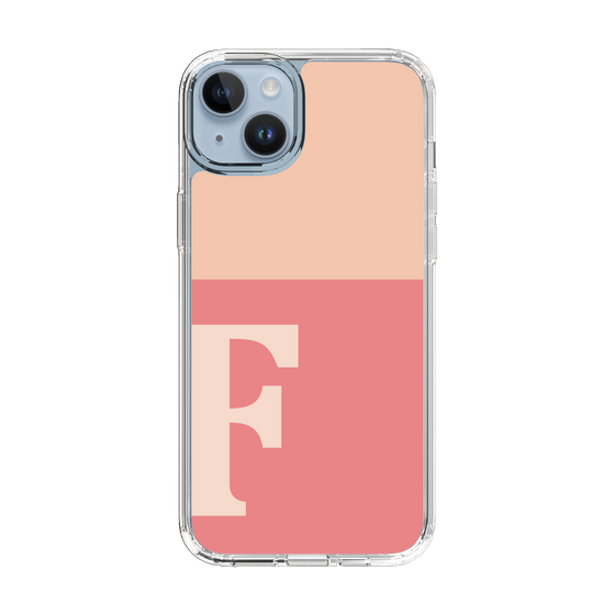 Slim Protection Case［ Original - initial two tone - F pink ］