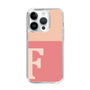 Slim Protection Case［ Original - initial two tone - F pink ］
