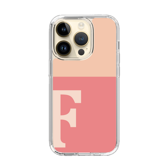 Slim Protection Case［ Original - initial two tone - F pink ］