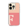 Slim Protection Case［ Original - initial two tone - F pink ］
