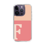 Slim Protection Case［ Original - initial two tone - F pink ］