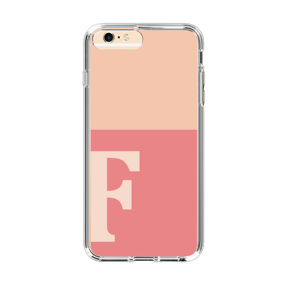 Slim Protection Case［ Original - initial two tone - F pink ］
