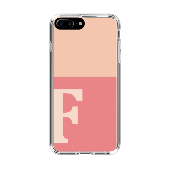 Slim Protection Case［ Original - initial two tone - F pink ］