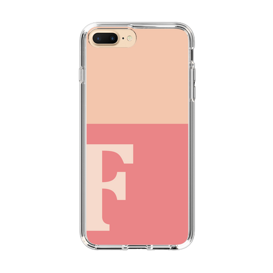 Slim Protection Case［ Original - initial two tone - F pink ］