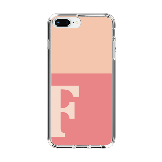Slim Protection Case［ Original - initial two tone - F pink ］