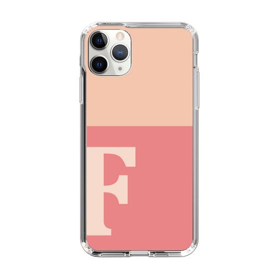 Slim Protection Case［ Original - initial two tone - F pink ］