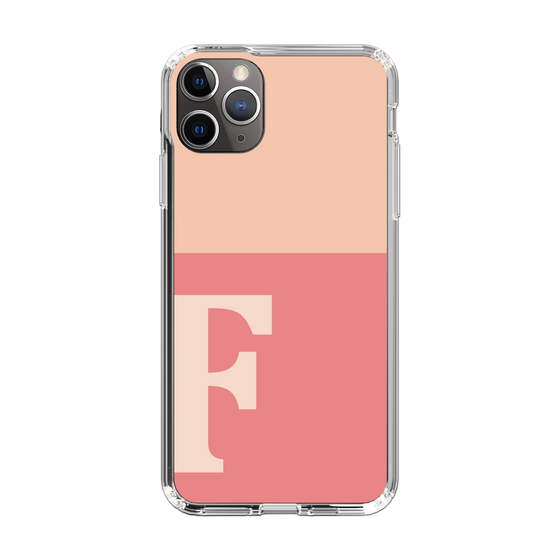 Slim Protection Case［ Original - initial two tone - F pink ］