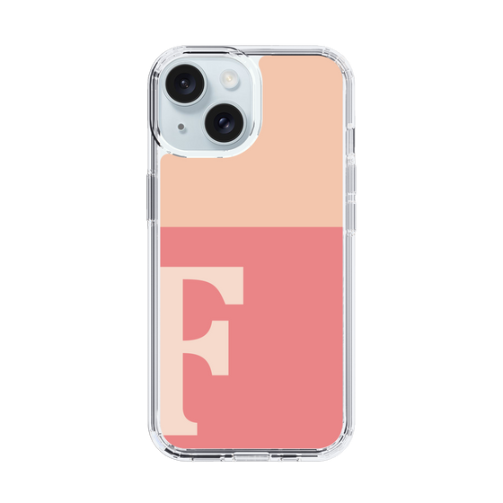 Slim Protection Case［ Original - initial two tone - F pink ］
