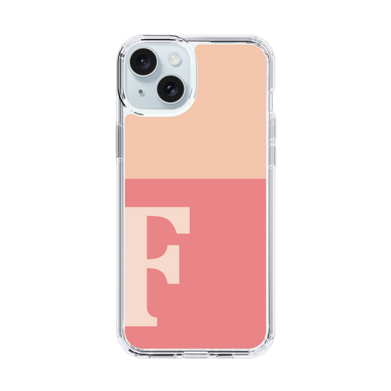 Slim Protection Case［ Original - initial two tone - F pink ］