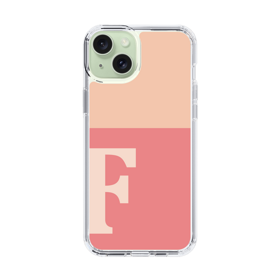 Slim Protection Case［ Original - initial two tone - F pink ］