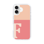 Slim Protection Case［ オリジナル - initial two tone - F pink ］