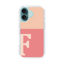Slim Protection Case［ オリジナル - initial two tone - F pink ］