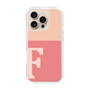 Slim Protection Case［ オリジナル - initial two tone - F pink ］