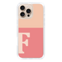 Slim Protection Case［ オリジナル - initial two tone - F pink ］