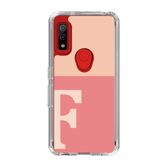 Slim Protection Case［ Original - initial two tone - F pink ］