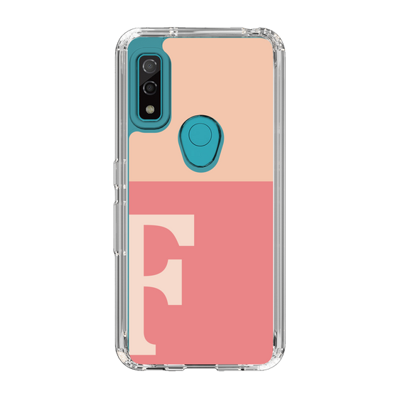 Slim Protection Case［ Original - initial two tone - F pink ］
