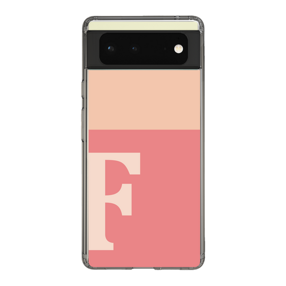 Slim Protection Case［ Original - initial two tone - F pink ］