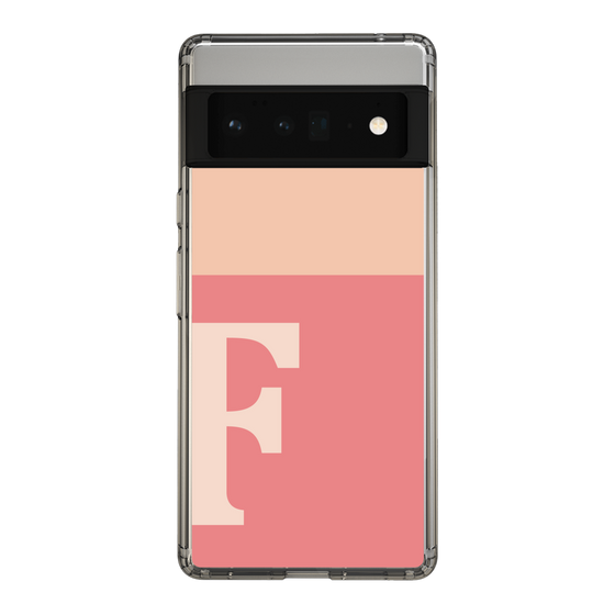 Slim Protection Case［ Original - initial two tone - F pink ］