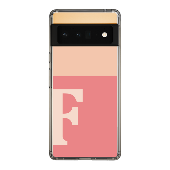 Slim Protection Case［ Original - initial two tone - F pink ］