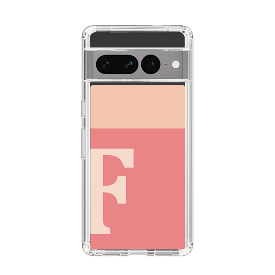 Slim Protection Case［ Original - initial two tone - F pink ］