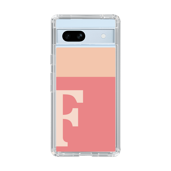 Slim Protection Case［ Original - initial two tone - F pink ］