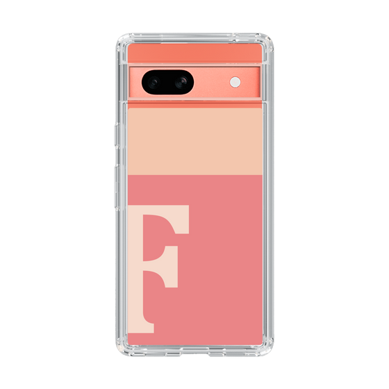Slim Protection Case［ Original - initial two tone - F pink ］