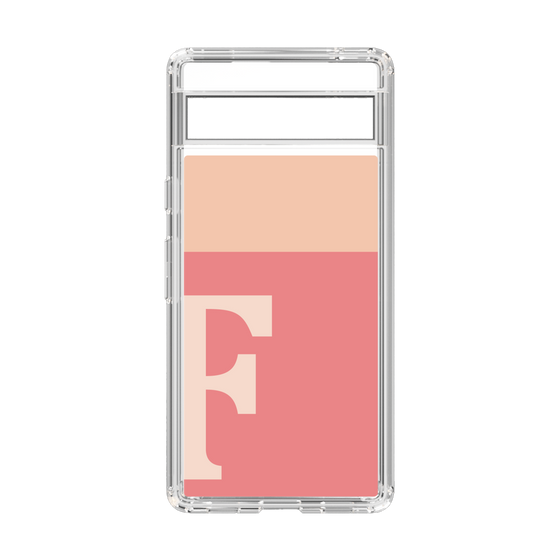 Slim Protection Case［ Original - initial two tone - F pink ］