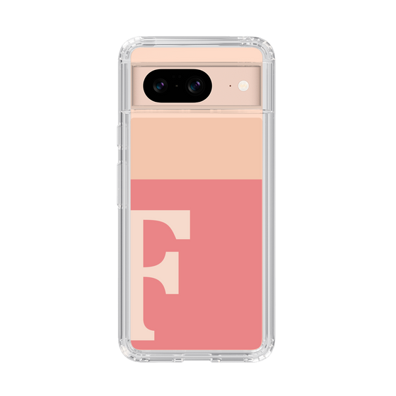 Slim Protection Case［ Original - initial two tone - F pink ］