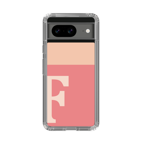 Slim Protection Case［ Original - initial two tone - F pink ］