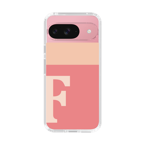 Slim Protection Case［ Original - initial two tone - F pink ］