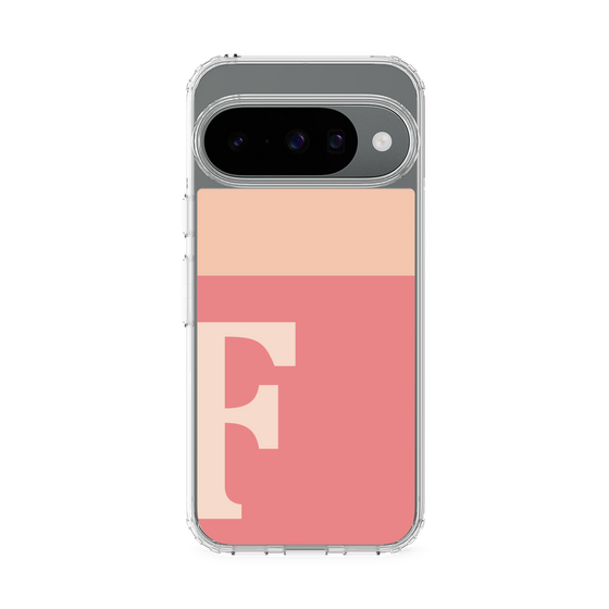 Slim Protection Case［ Original - initial two tone - F pink ］