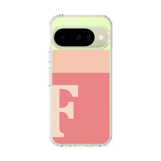 Slim Protection Case［ Original - initial two tone - F pink ］