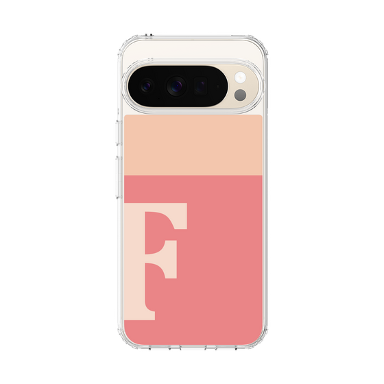 Slim Protection Case［ Original - initial two tone - F pink ］