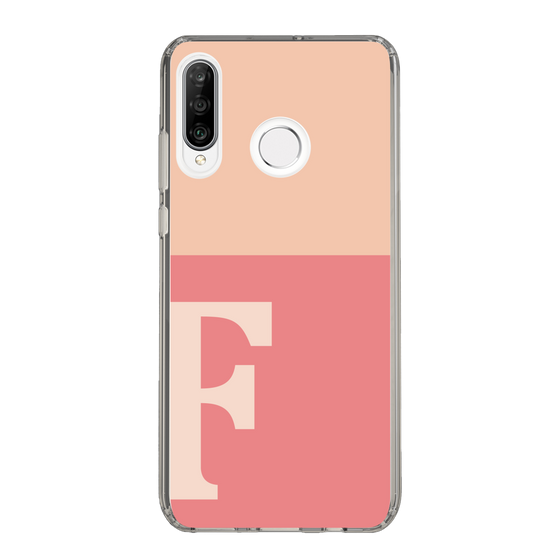 Slim Protection Case［ Original - initial two tone - F pink ］